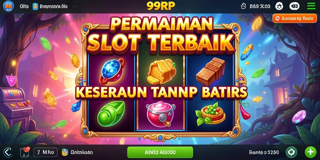 Tampilan gameplay Slot yang menarik dan mengasyikkan di 99RP.