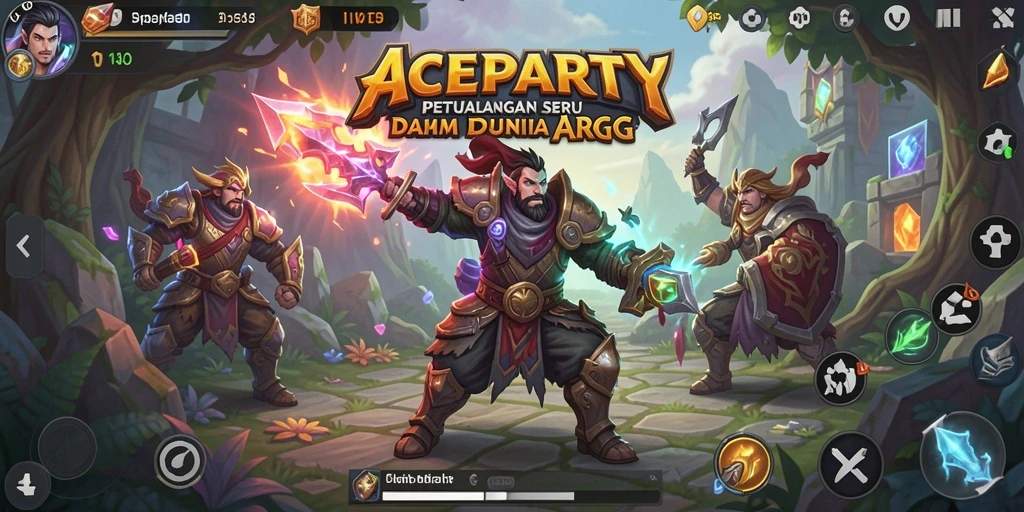 Gameplay menarik dari ACEPARTY yang penuh aksi dan petualangan.