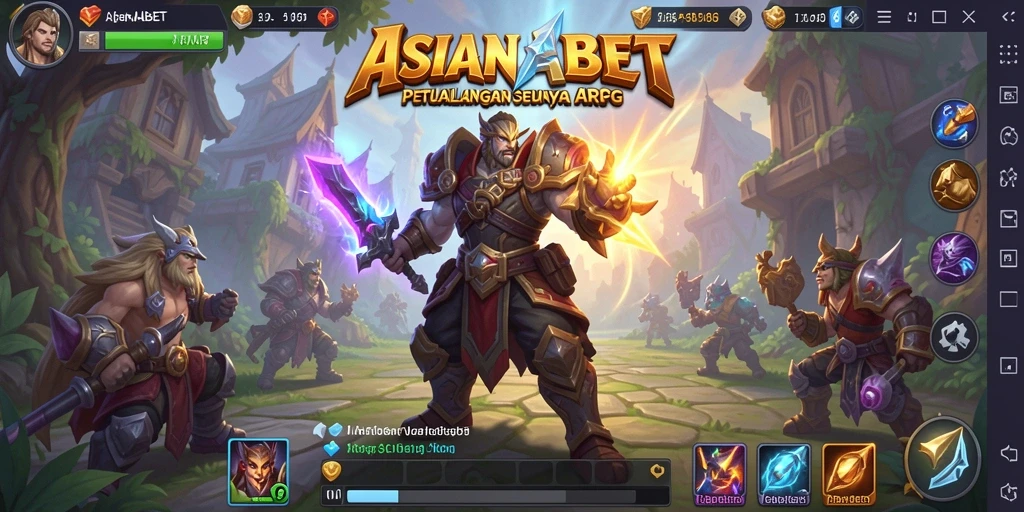 Screenshot utama ASIANABET menampilkan aksi mendebarkan dalam dunia ARPG.