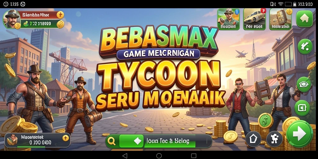 Tampilan gameplay BEBASMAX yang menarik dan interaktif.