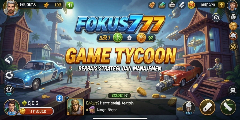 Screenshot gameplay FOKUS777 yang menunjukkan strategi Tycoon yang menarik.