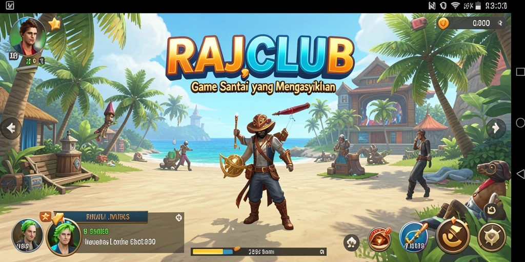 Screenshot gameplay menarik dari RAJACLUB yang menunjukkan keseruan permainan Casual.